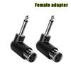 XLR to 6.35mm Audio Adapter Right Angle for Superior Sound Quality Professional Use