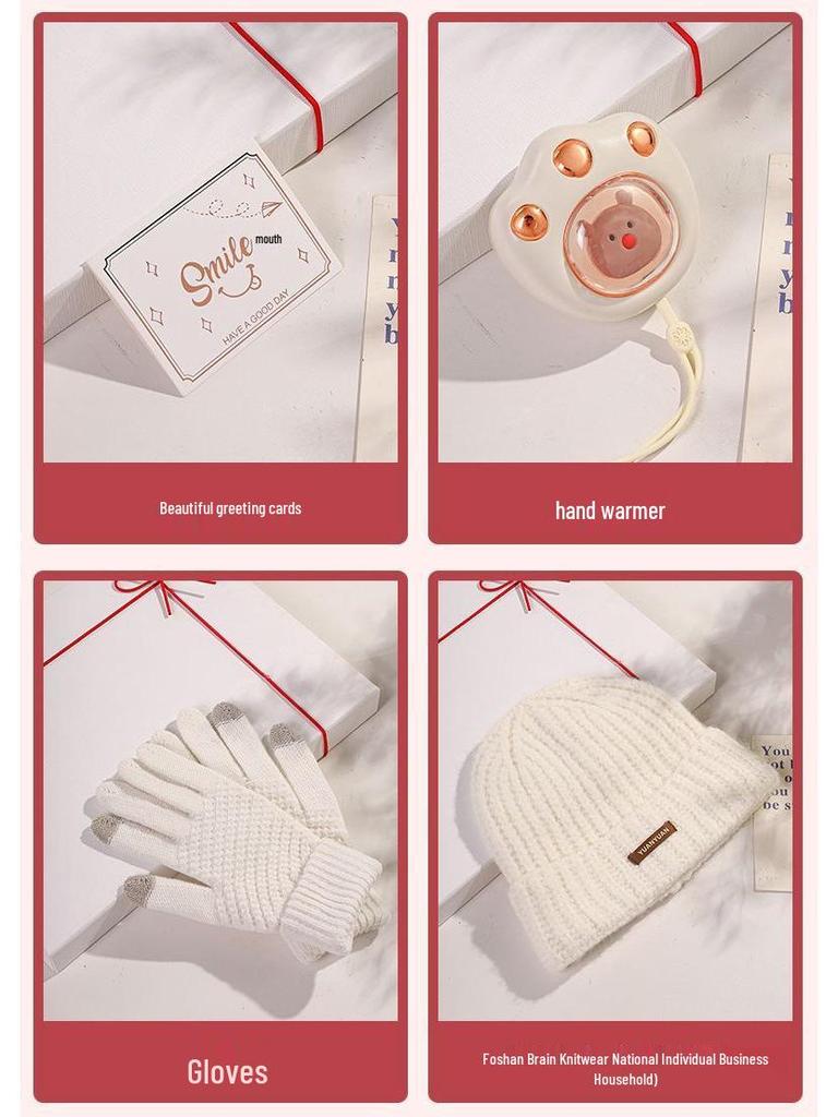 Valentine's Day Winter Scarf Gift Box for Her: Girlfriend or Best Friend