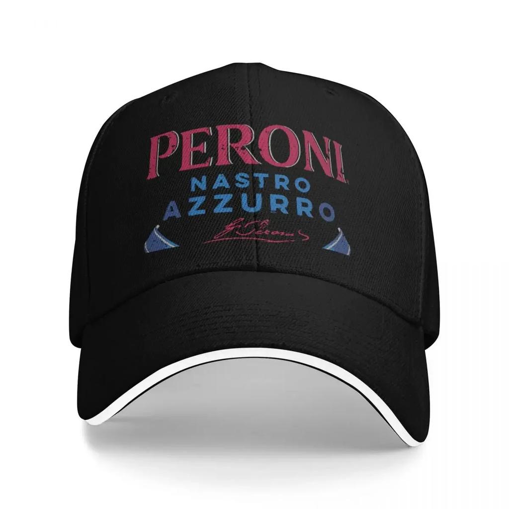 Gorra de Béisbol Peroni Nastro Azzurro Playa Rugby Unisex Sombreros Mujer