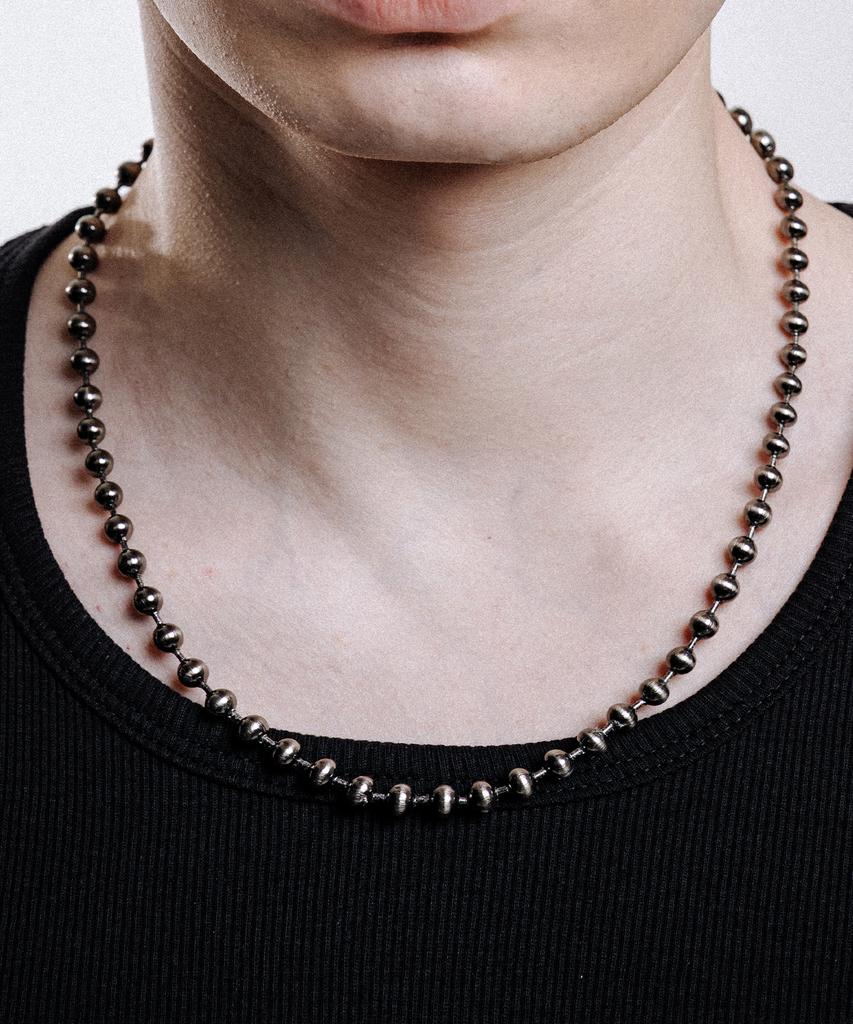 Scalettoblack Ram011 Obsidian Burn Necklace