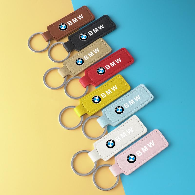 Leather Car Styling Keychain Anto-loss Key Ring Pendant For BMW 1 3 5 7 Series X1 X3 X4 X5 F10 F15 F16 F20 F30 F18 F25 M3 M4 E34 cysh69