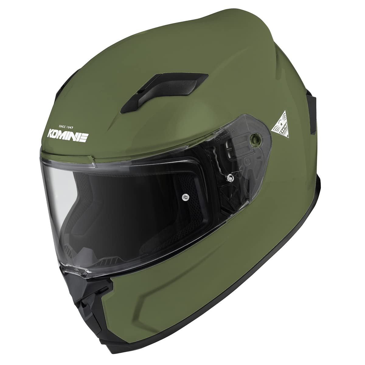 

Komine Motorcycle FL Full Face Helmet Olive L HK-170