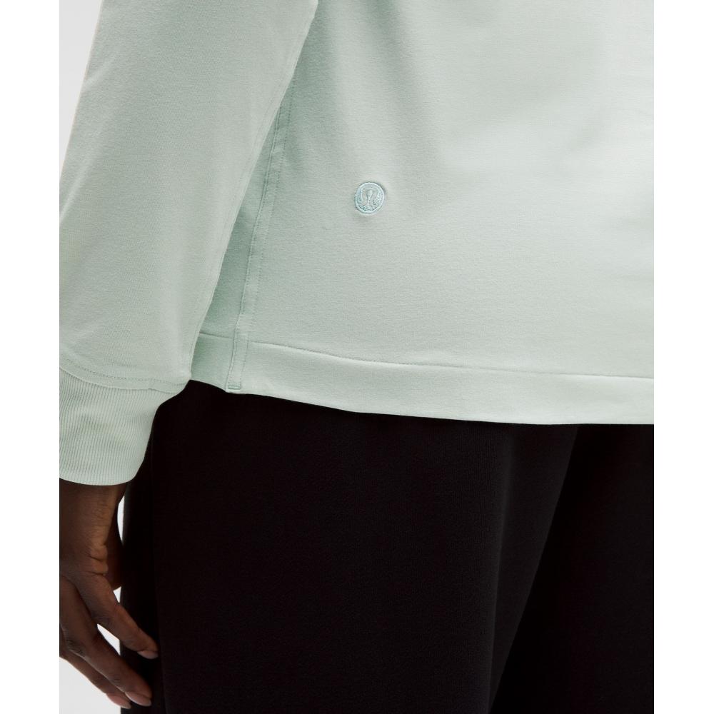 Lululemon All Yours Organic Cotton Long Sleeve Shirt Pelican