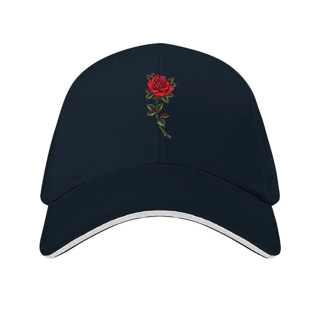 floral rose Baseball Cap Custom Cap Icon beach hat golf hat genuine Caps Male Women's