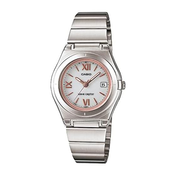 [Casio] Часы Wave Ceptor [Официальный японский продукт] Радио-солнечные LWQ-10DJ-7A2JF Женские Белые x Розовые