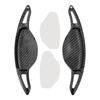 Carbon Look Steering Wheel Paddle Shifter Extension For Nissan Mitsubishi black