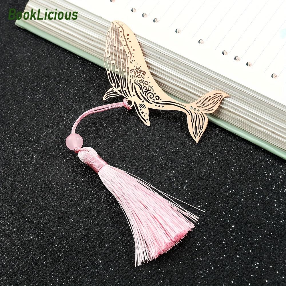 Classical Style Hollow Bookmark for Son and Daughter, Exquisite Animal Shape with Tassel Bookmark for Friends, Family, Coworker, Birthday Gift
