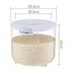 Large Upgrade Food Rice Bucket Household Insect-proof and Moisture-proof Rice Barrels Sealed Rice Storage Tank Flour Grain Storage Kitchen