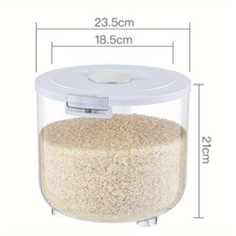 Large Upgrade Food Rice Bucket Household Insect-proof and Moisture-proof Rice Barrels Sealed Rice Storage Tank Flour Grain Storage Kitchen