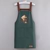 Bear Apron Waterproof Apron Household Kitchen Cooking Cleaning Special Apron Catering Overalls Anti-oil Stain