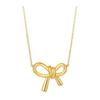 Bow Pendant Necklace Women Bowknot Necklace Girls Cute Bow Charm Necklace Birthday Anniversary Gift for Friend Her