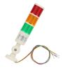 Red OrangeGreen CNC Machine Warning LED Indicator Alarm Signal Light with Buzzer Sound 24VDC