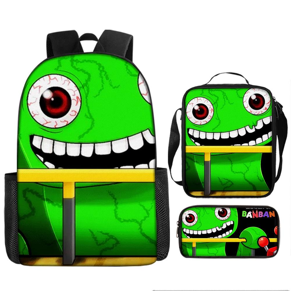 Klassiek Populair Garten of Banban 3D Print 3 stuks/Set leerling Schooltassen Laptop Dagrugzak Rugzak Crossbody Lunchtas Etui