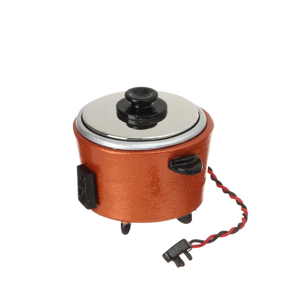 Scene Model Cookware Toys Dollhouse Kitchenware Mini Electrical Appliances Miniature Rice Cooker