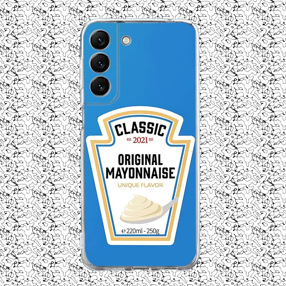 

H-Heinz Tomato Ketchup Mustard Phone Case For Samsung S24,30,21,22,23,20 FE,lite,PIus,Ultra,5G,Note,9,10 Transparent Cover SamsungS24ULTRA