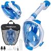 Children's Full-Face Diving Mask Does Not Fog - Blue