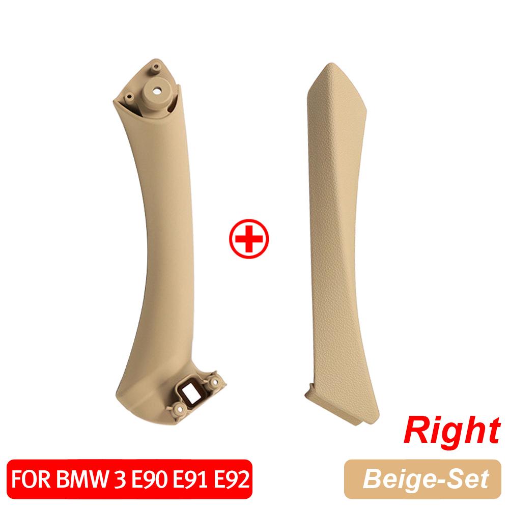 For BMW E90 E91 For BMW 3-Series Car Inner Door Handle Panel Sedan Pull Trim Cover 51417230850 51419150335 51419150340