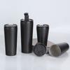 Popular SIM-style Stainless Steel Coffee Cup with Dual Lids, Vacuum Portable Double-lid Sealed Cup