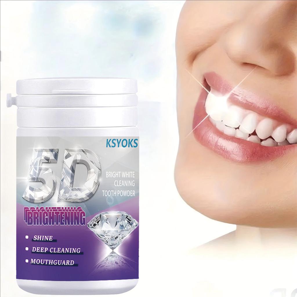 Make Teeth Appear Cleaner and Brighter with Light and White Tooth Powder. The Powder Is Easy To Foam and Provides a Comfortable Brushing Process