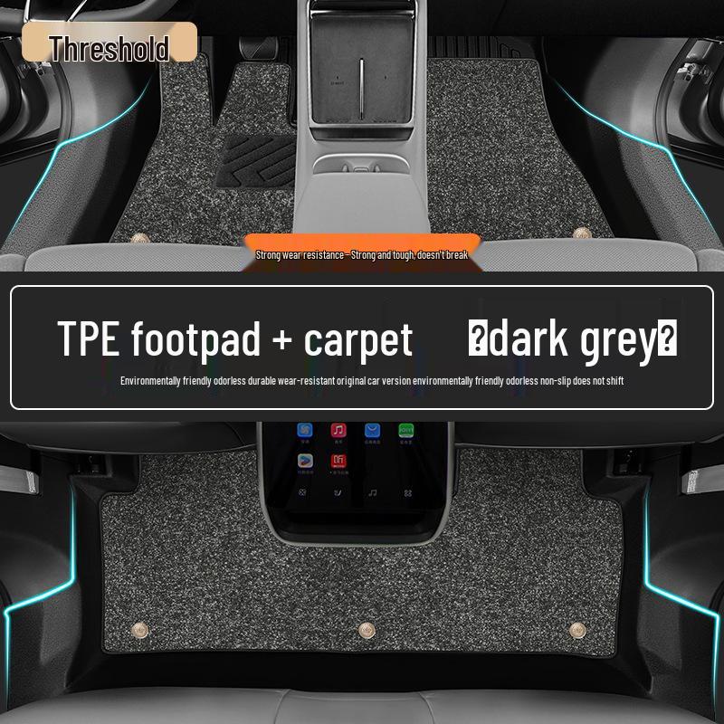 2026 Hongqi HS6 PHEV TPE Full Coverage Floor Mats - Custom Car Carpet Interior.
