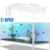2/4Pcs Shrimp Breeding Cave Transparent Shrimp Tank Tunnel Aquarium Shrimp Hiding Cave Decorations for Fish Tanks Breeding Ponds