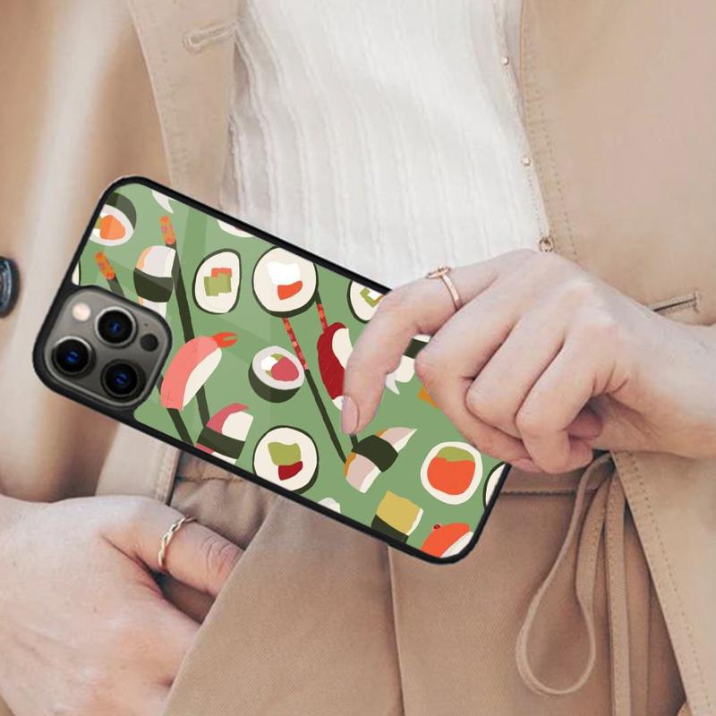 Food Sushi Magnetic Phone Case For APPLE iPhone 17 Air 16 14 13 12 Pro Max 15 Plus Wireless Charge With MagSafe Cover