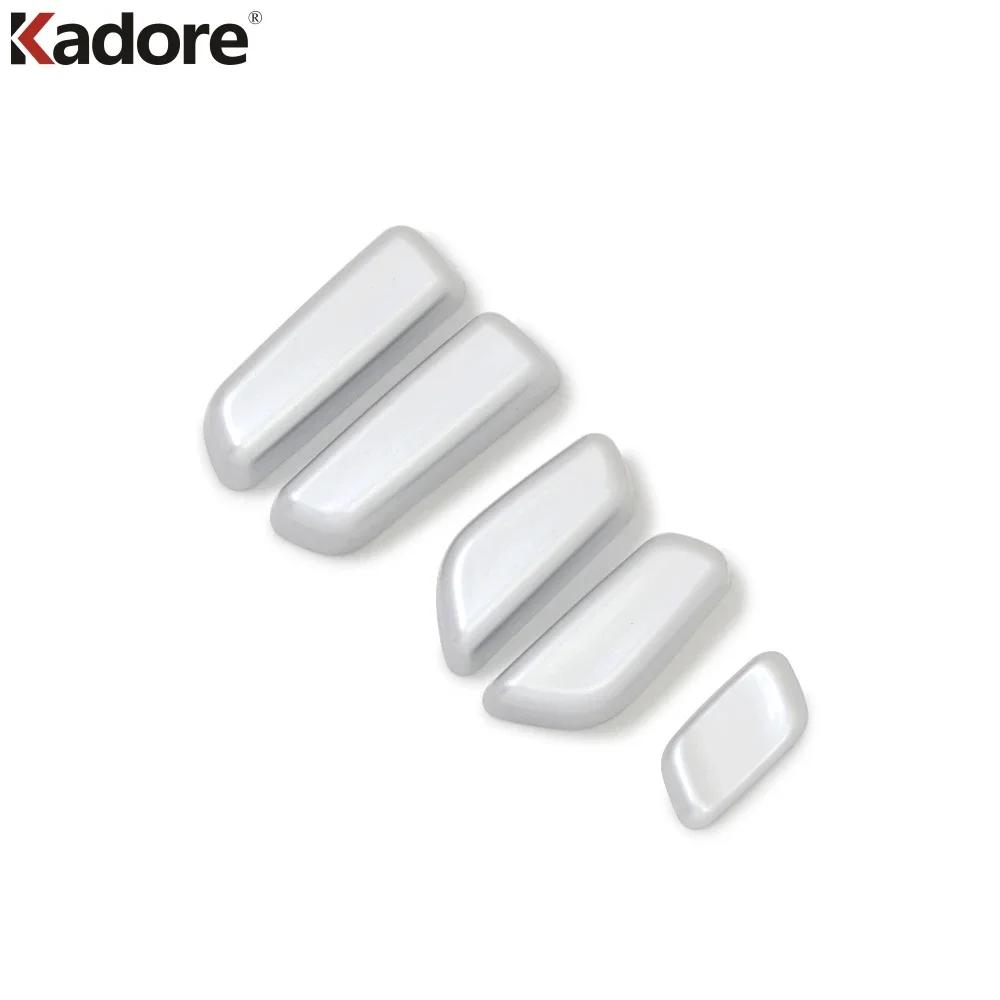 Car Seat Adjustment Switch Button Knob Cover Trim For Mazda CX5 CX-5 KF 2017-  2024 Carbon Fiber Interior Accessories