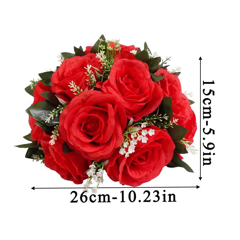 

Cross-Border Artificial Flowers, Simulated Flower Balls, Wedding Hotel Decoration, Aisle Flowers, Wedding and Birthday Parties красный