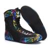 New Colorful Teenager Wrestling Shoes Boxing Fighting High Top Training Boots Outdoor Breathable Wearable Sports Shoes