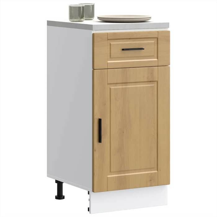 VidaXL Kitchen Cabinet Porto Artisan Oak Engineered Wood 853956