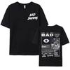 Rap Singer Bad Bunny Tshirt Mens Womens Album Cover Highquality Casual Tshirt Luxurious Fashion Hiphop Oversized Tshirt