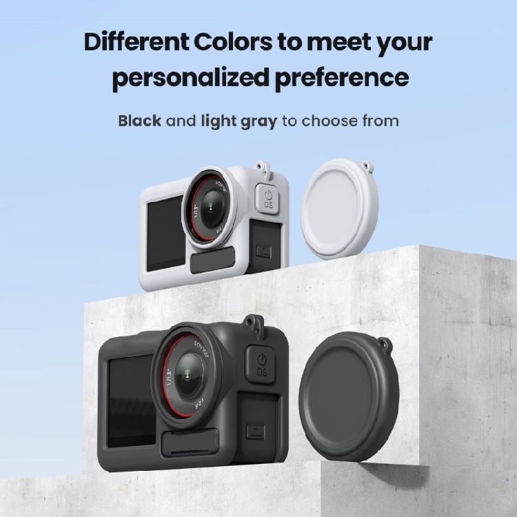 Comprehensive Protections Pack for Action 5Pro with Silicone Case, Lens Cover, and Lanyard