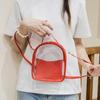 PVC Gelee Schultertasche Wasserdichte Umhängetasche Einfacher Transparenter Rucksack Damen