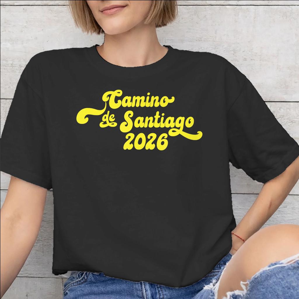 Men Women Camino De Santiago 2026 Shirt Pure Cotton Fashion TShirt Clothing Outfits