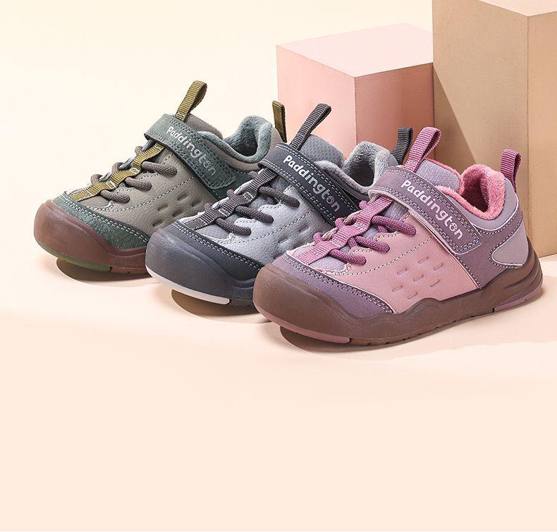 Paddington Bear Toddler Winter Sports Shoes - Non-slip Velvet Cotton for Boys & Girls