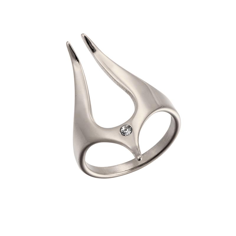 

JOVO Ексклюзивні видовжені кільця у формі лисиці для жінок. Високоякісна нержавіюча сталь. Жіночі каблучки. Ювелірні вироби. Модні золоті каблучки в подарунок. 9