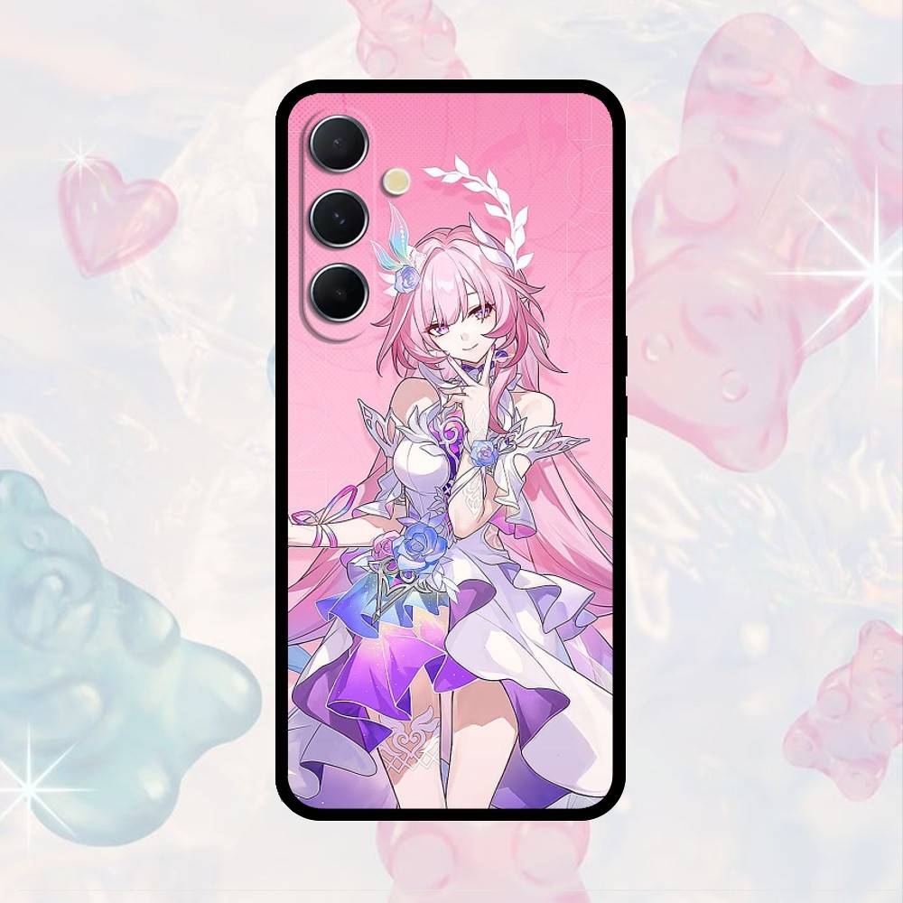 AAA Cute Girl Cyrene Phone Case For Samsung S25,S24,S21,S22,S23,S30,Ultra,S20,Plus,Fe,Note,10,9,5G Black Cover