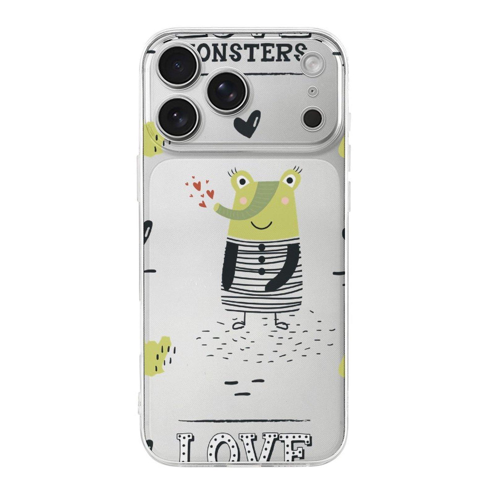 

1 Pack For Iphone 17/17Air/17Pro/17ProMax Flexible Crystal TPU Case With Shock Absorber Edges, Scratch Proof Back And Lens Lip IPHONE-17ProMax белый