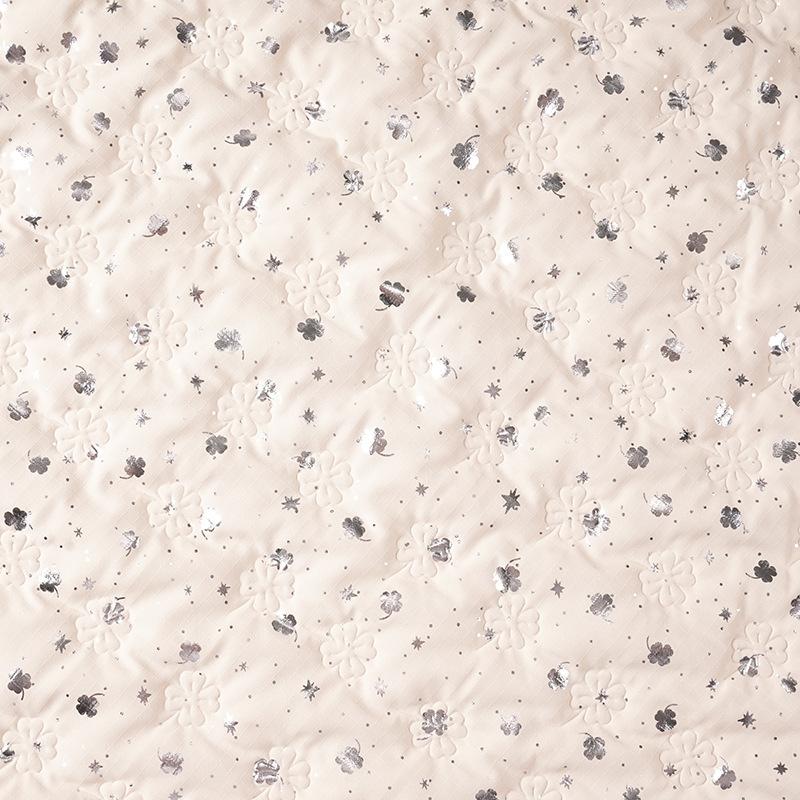 1meter Multi Colors Floral Printed PU Leather Quilting Fabric Symphony Quilted Christmas Fabric for DIY Sewing Cosplay Clothing