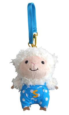 Plyšová hračka maskot ovce Naito Design Institute, 11 cm vysoká