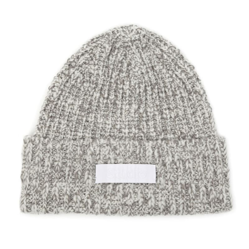 UNDERCONTROL STUDIO FLOW BEANIE / CROSS WAVE Wool / GREY