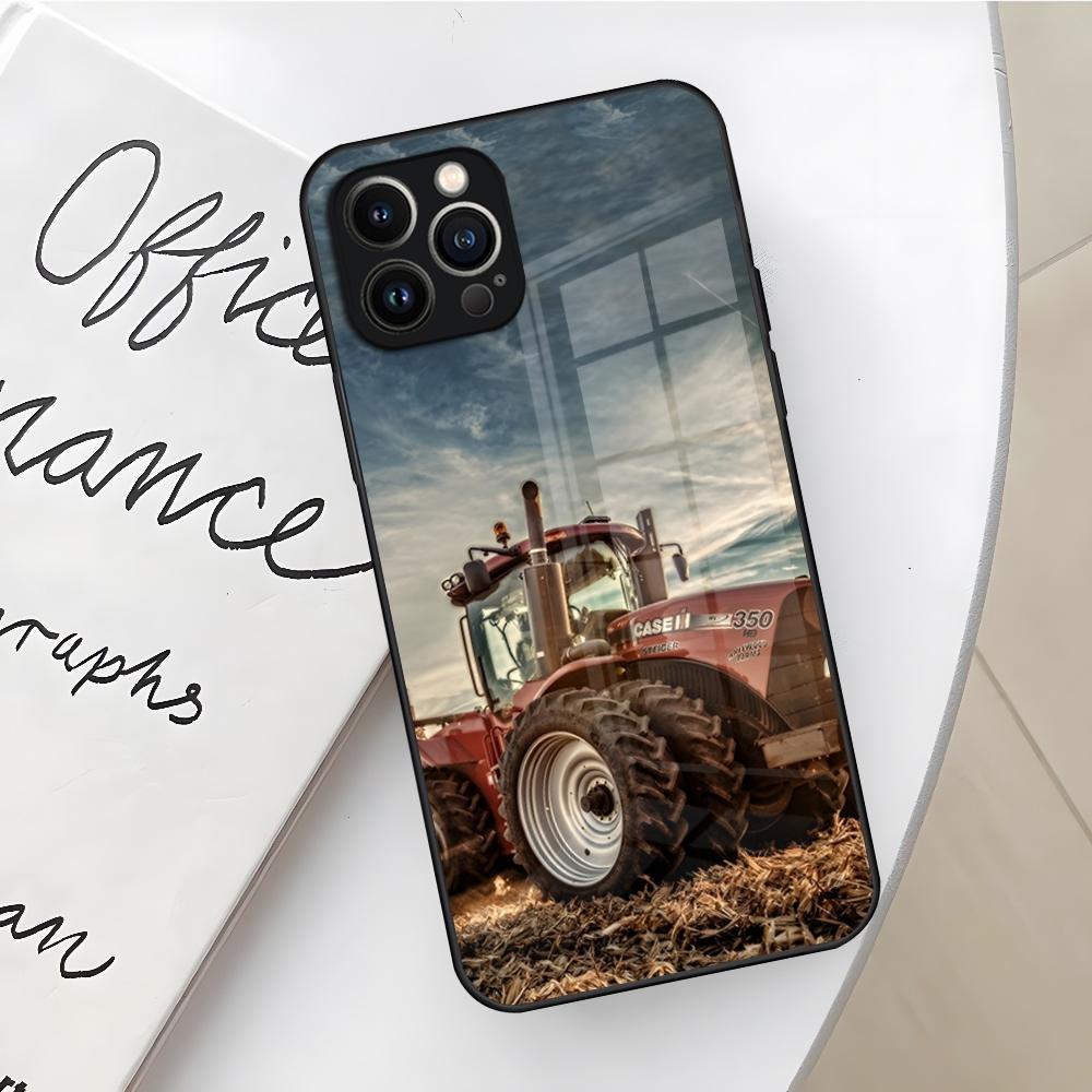 Case International Havester IH Tractor Phone Case for Iphone 16 15 14 12 11 13 Pro Max Mini X Xr Xs Se 8 Puls glass Cover