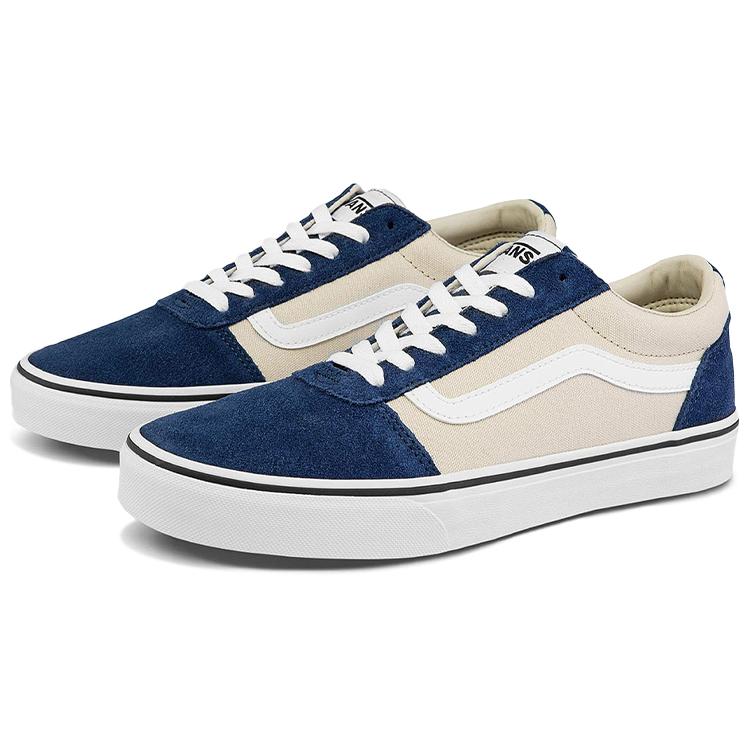 Vans Ward Low Top Sneakers Blue / Brown (Unisex) Skate Shoes VN0A5HTS80M