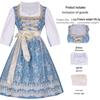 Bavarian Oktoberfest Women's Costume Set - Halloween Carnival Outfit