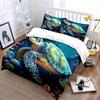 Sea Turtle Ocean Bedding Set Bedding Duvet Cover Set Duvet Cover Pillowcases (1 * Duvet Cover 2 * Pillowcases, Without Duvet Insert)