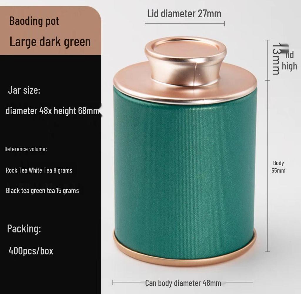 Compact Sealed Tea Canister for Single Brew - Portable and Reusable