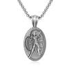 Gladiator Warrior Tag Necklace European and American Popular Vintage Sweater Chain Men's Accessories