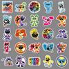 50 Cartoon Stickers Game Horror Smile Animal Decoration Computer Stickers