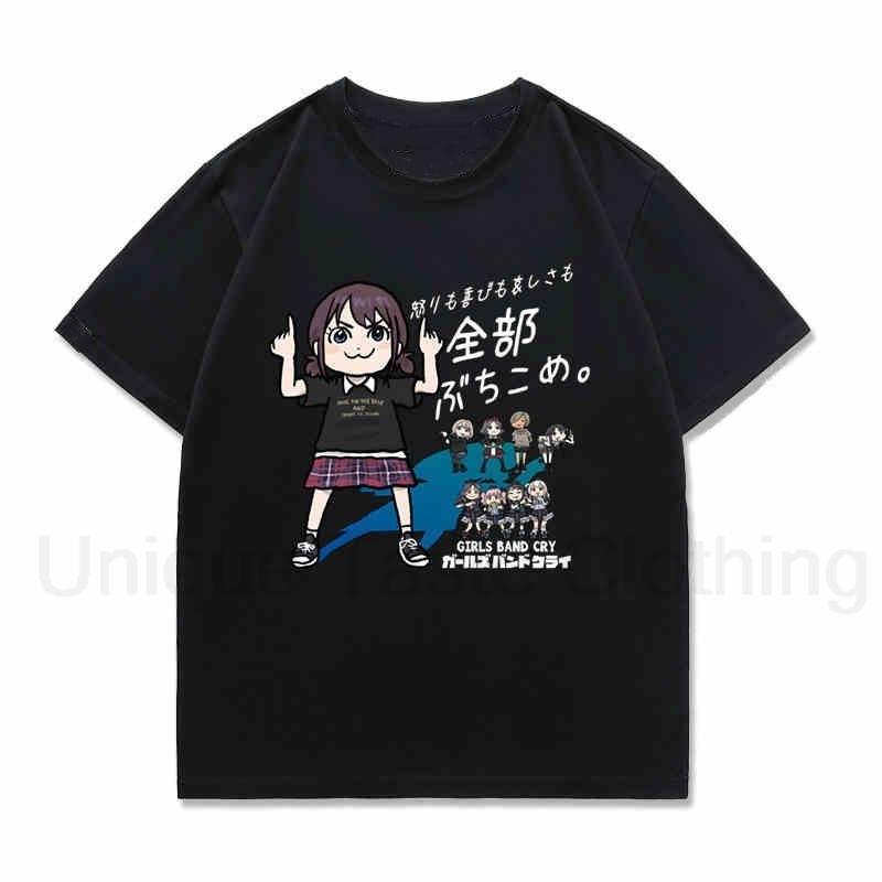 

Bang Dream T Shirt ISERI NINA Cartoon Cute Print T Shirt Harajuku Streetwear Anime Unisex Women Summer Cotton Short Sleeve Tee Tops 4XL