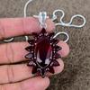 Garnet Gemstone Handmade 925 Sterling Silver Jewelry Pendant 2.48" KKG-297
